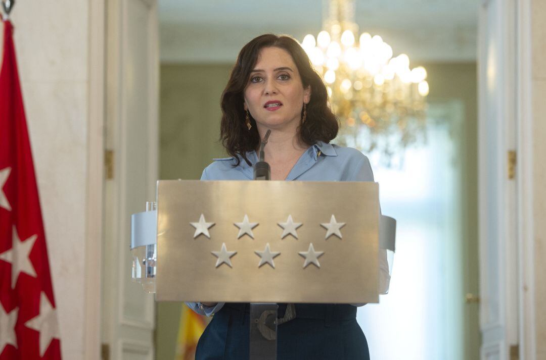 La presidenta de la Comunidad de Madrid, Isabel Díaz Ayuso.