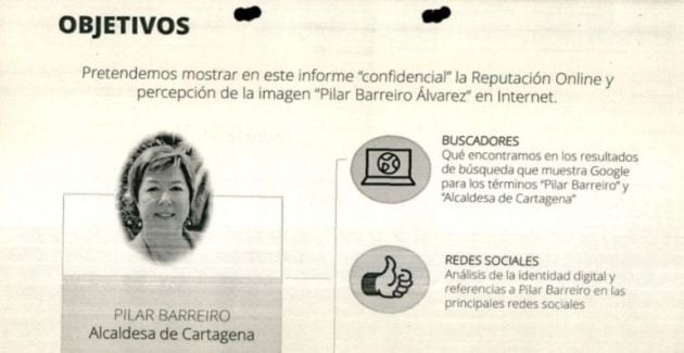 Informe sobre la reputación online de Barreiro, en el sumario