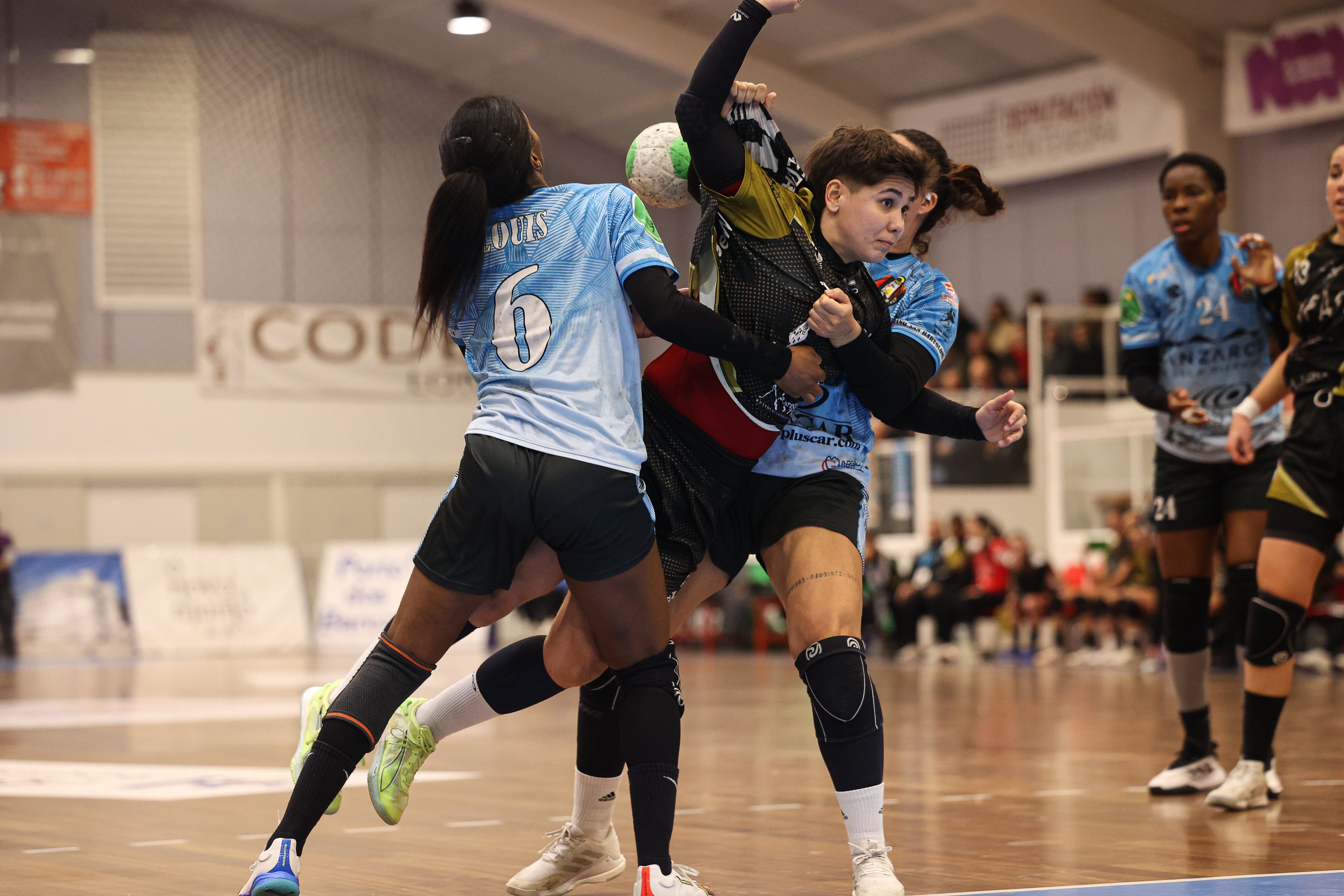 El Zonzamas Plus Car Lanzarote frente al Atlético Guardés.