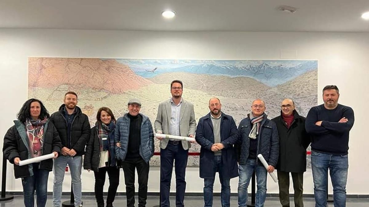 Presentación de la recreación del mapa-lamina de Bedmar en el siglo XVI, como nueva herramienta para la promoción del municipio