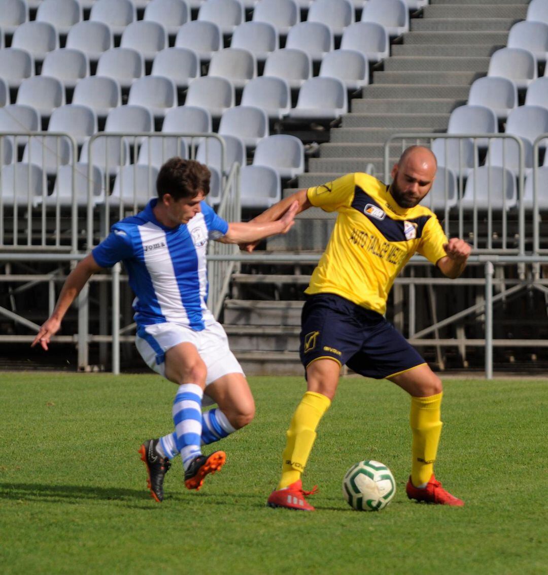 David Velázquez durante un partido esta temporada en La Juventud