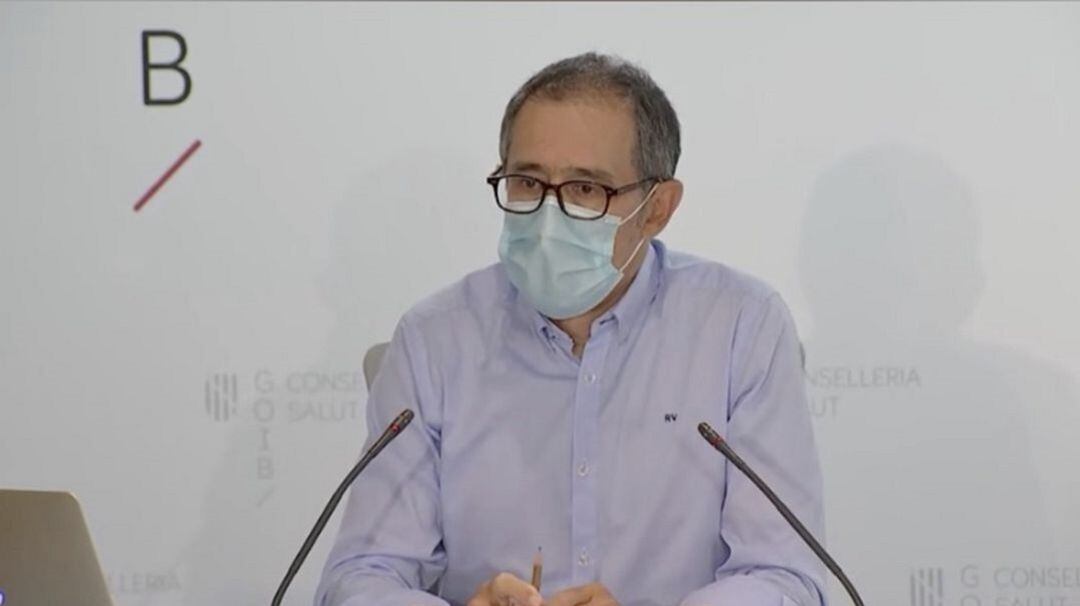 Javier Arranz, portavoz del Comité de Enfermedades Infecciosas del Govern