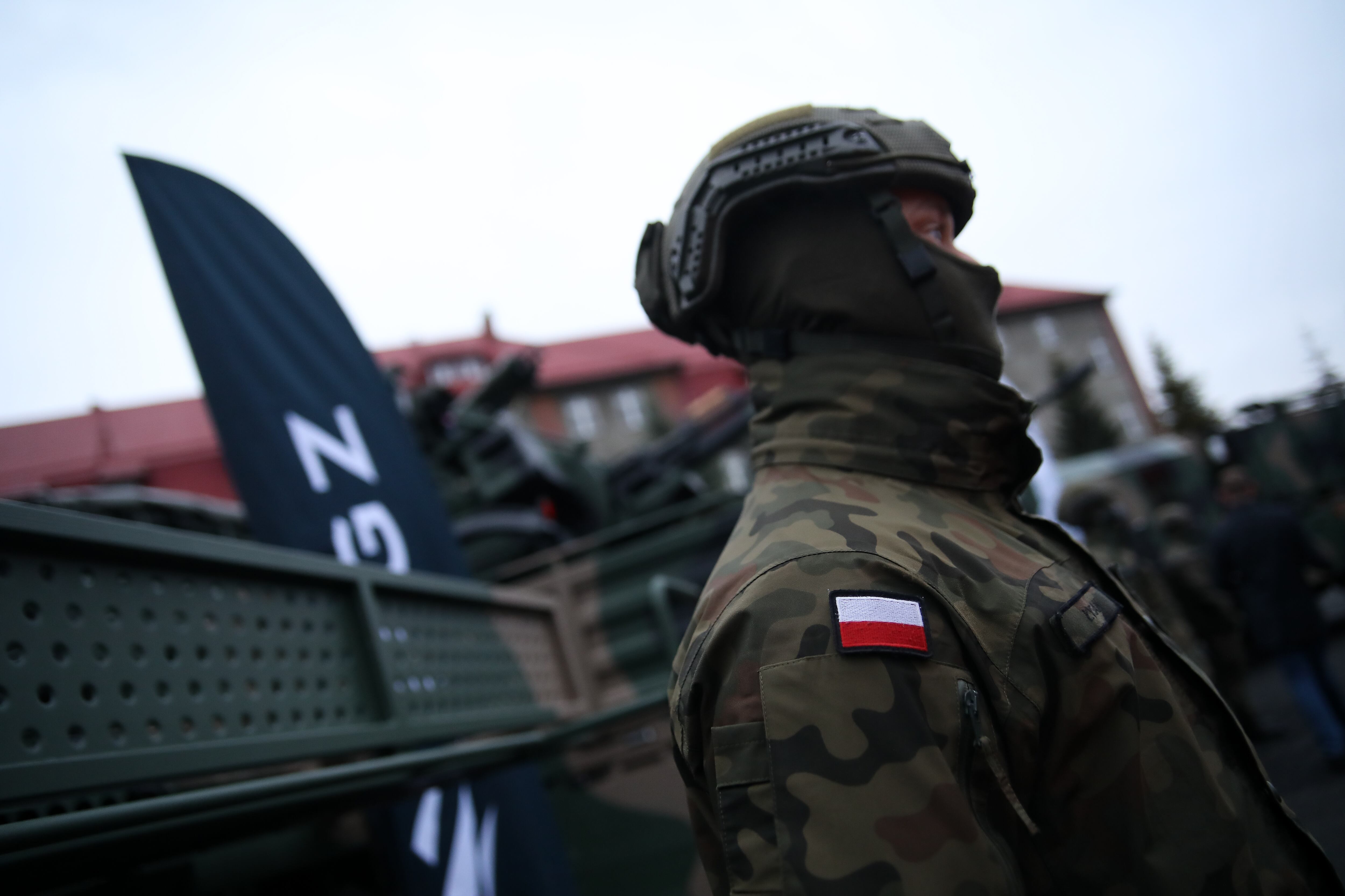 Un soldado polaco en la localidad de Bytom el pasado mes de noviembre