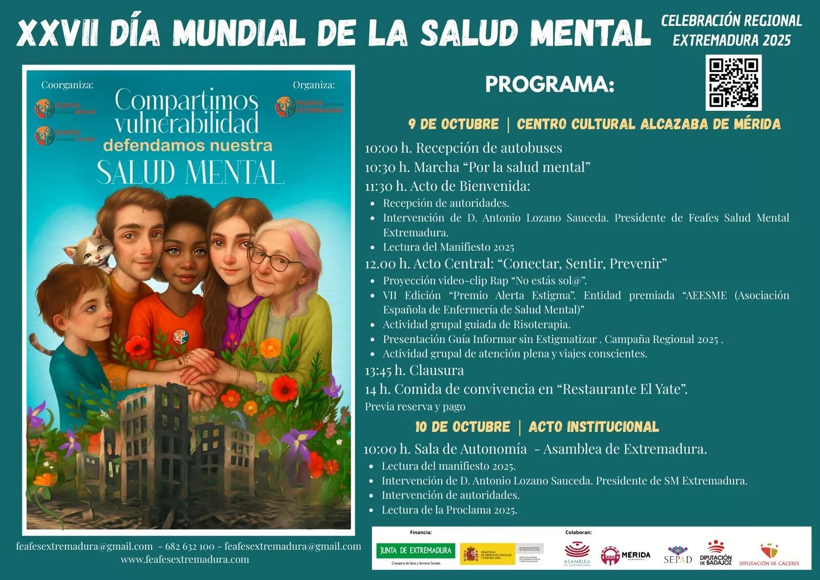 Actividades por la conmemoración del Día de la Salud Mental