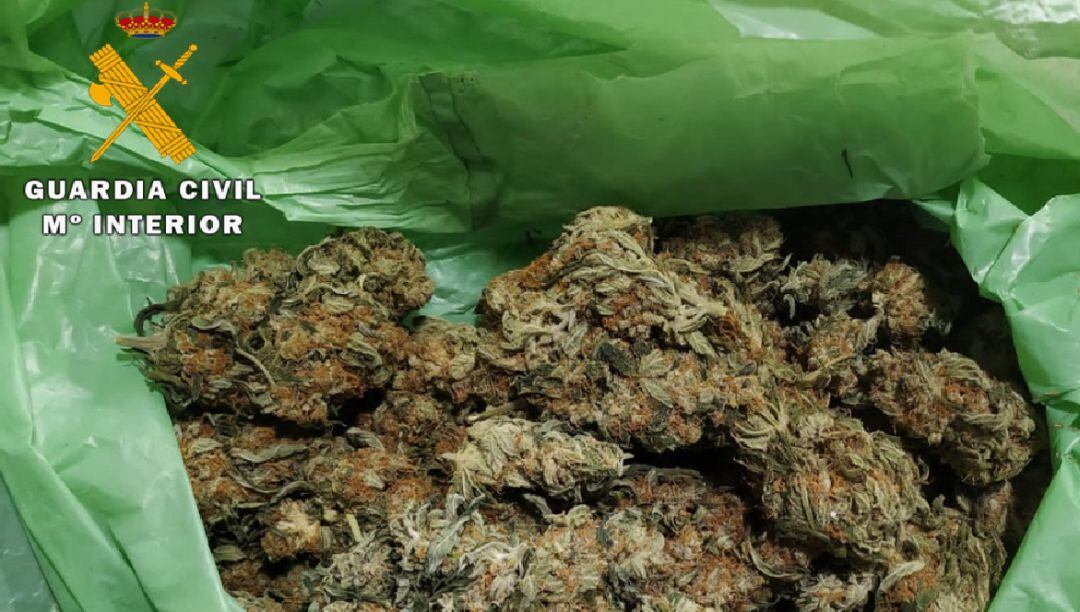 Imagen de la droga facilitada por la Guardia Civil