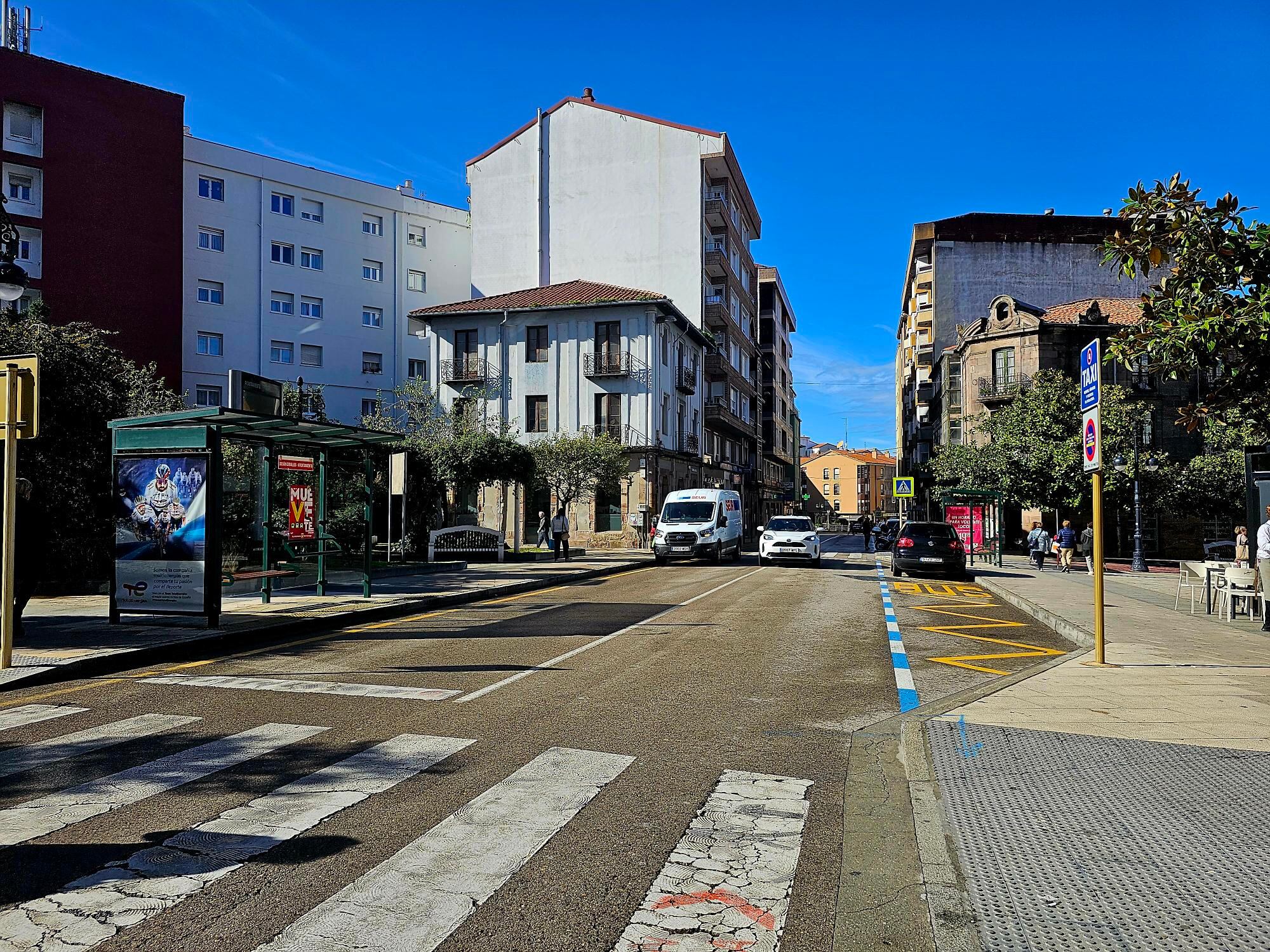 Parte del tramo afectado por el corte