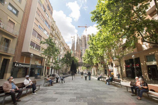 Los vecinos del barrio de Sagrada Familia.