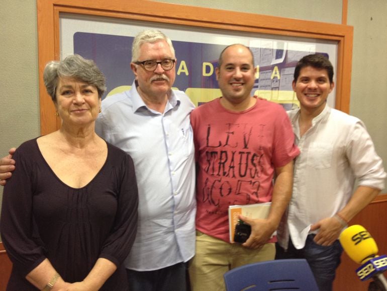 María Luisa Navarro, Manuel Monereo, Manuel Vázquez y Gonzalo Herreros