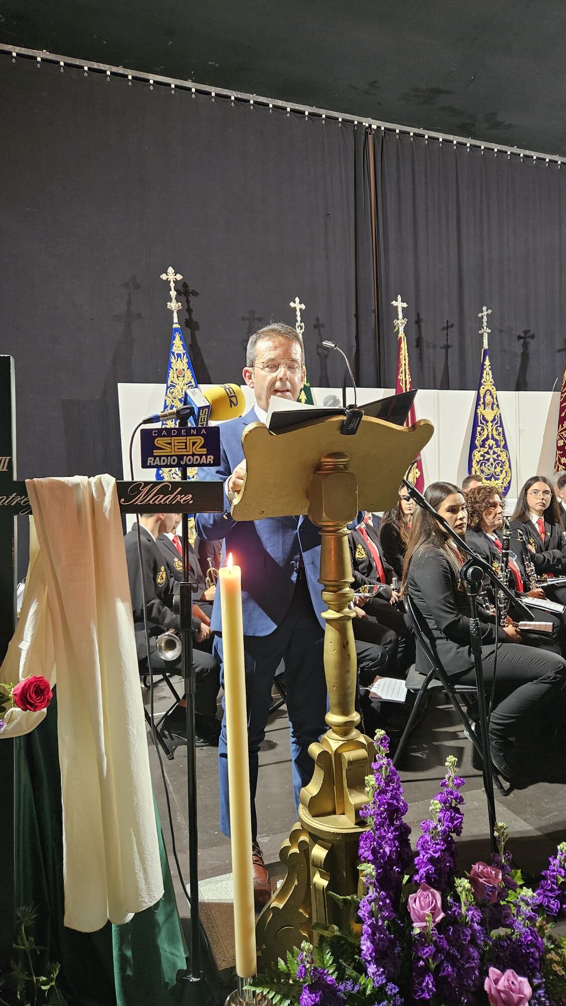 Intervención de la presentación del anterior pregonero, Gerardo Ramírez Jiménez