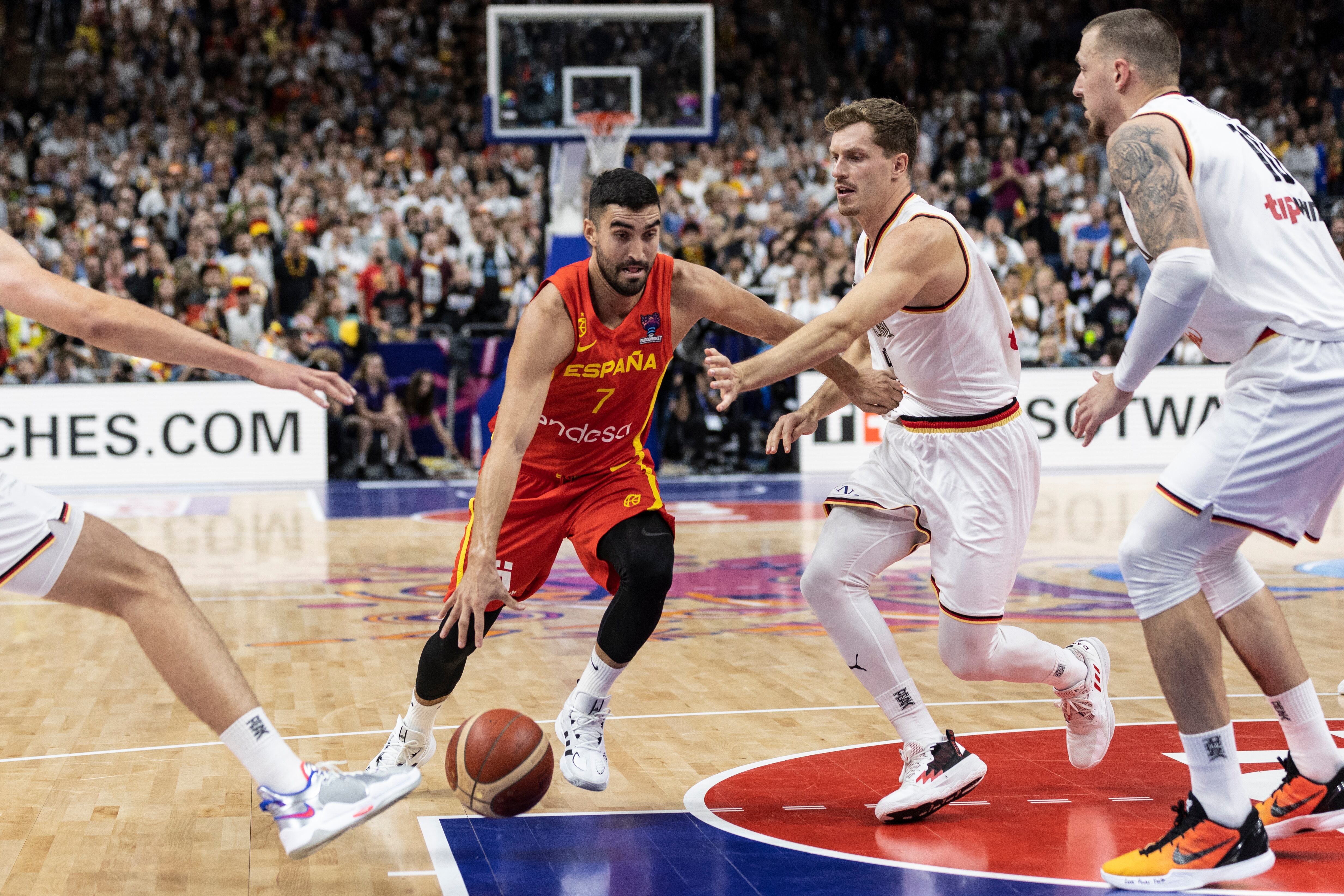 Jaime Fernandez, en la semifinal del Eurobasket