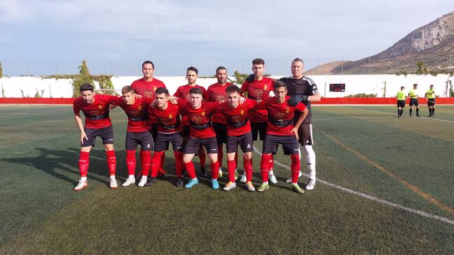 El once inicial del Jódar C.F. ante el C.D. Alcalá Enjoy