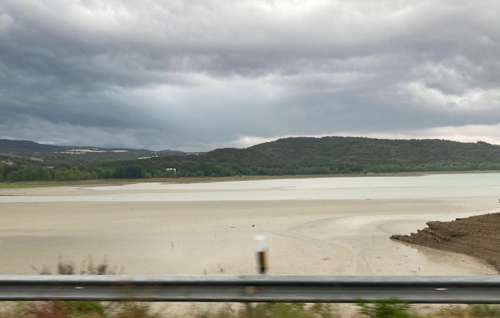 Embalse de Barasona hace unas semanas