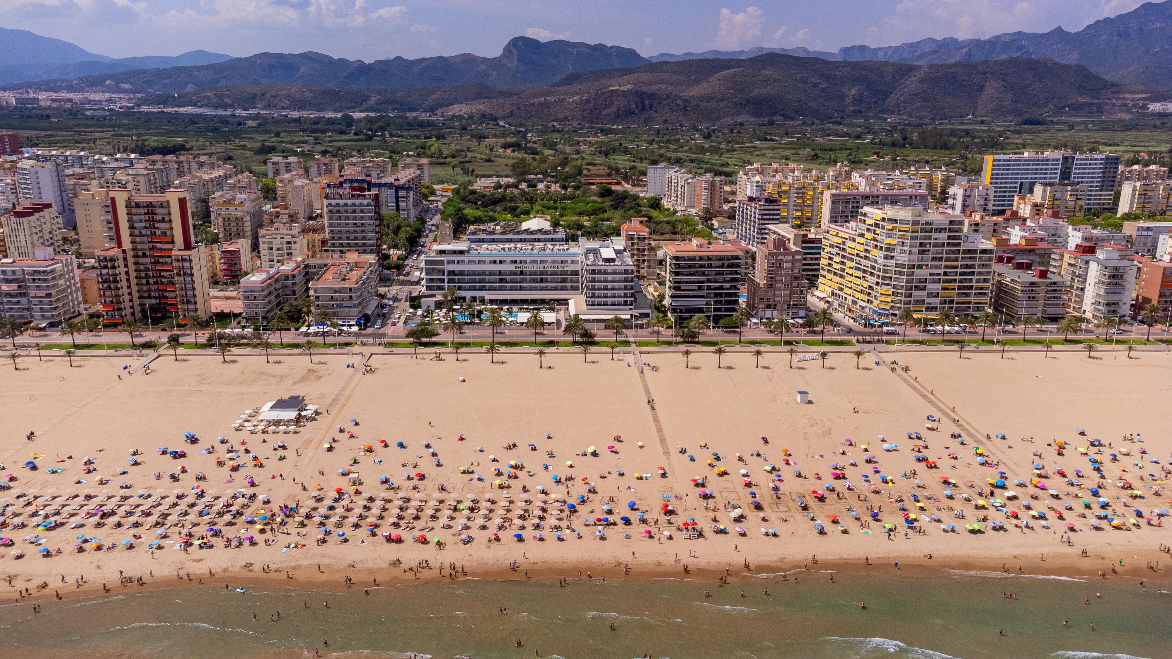 Panorámica de la Playa de Gandia.