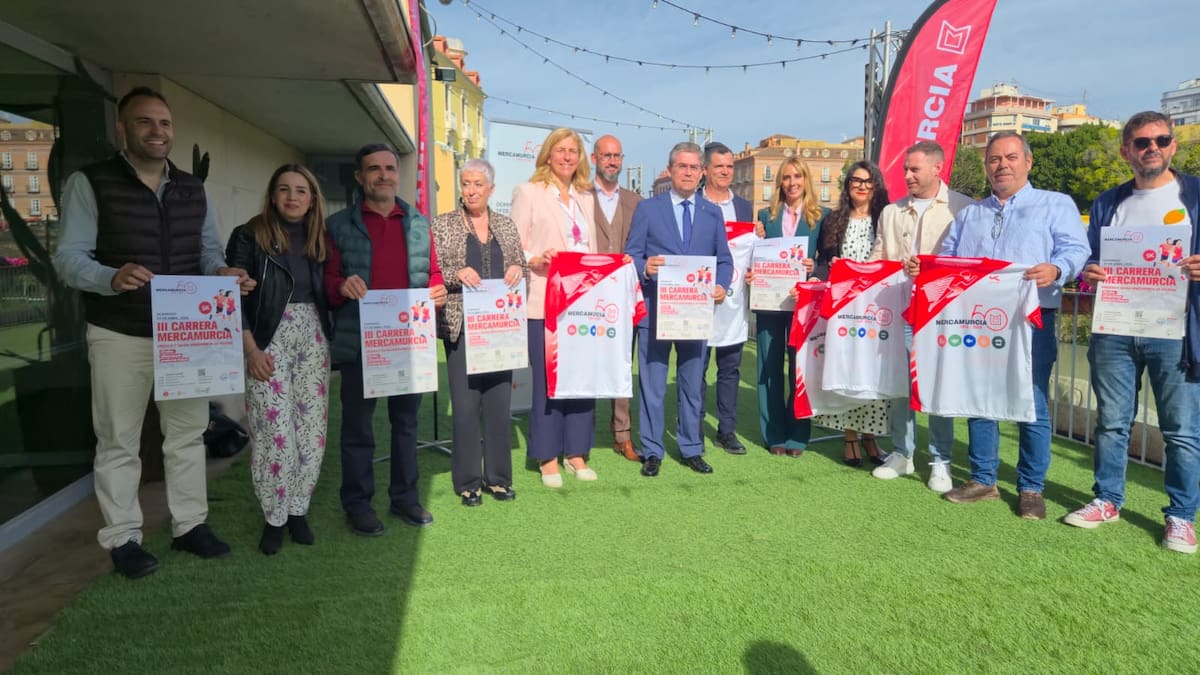 Murcia presenta la III Carrera Solidaria de Mercamurcia a favor del Banco de Alimentos