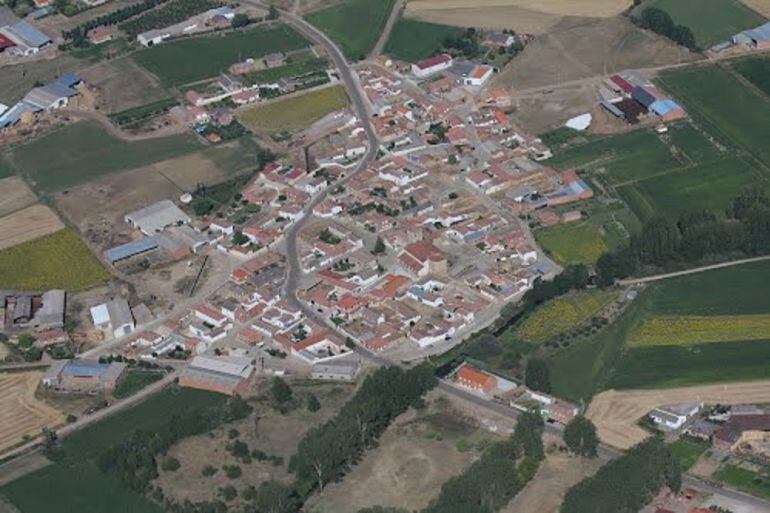 Imagen aérea de Lagunilla de la Vega.