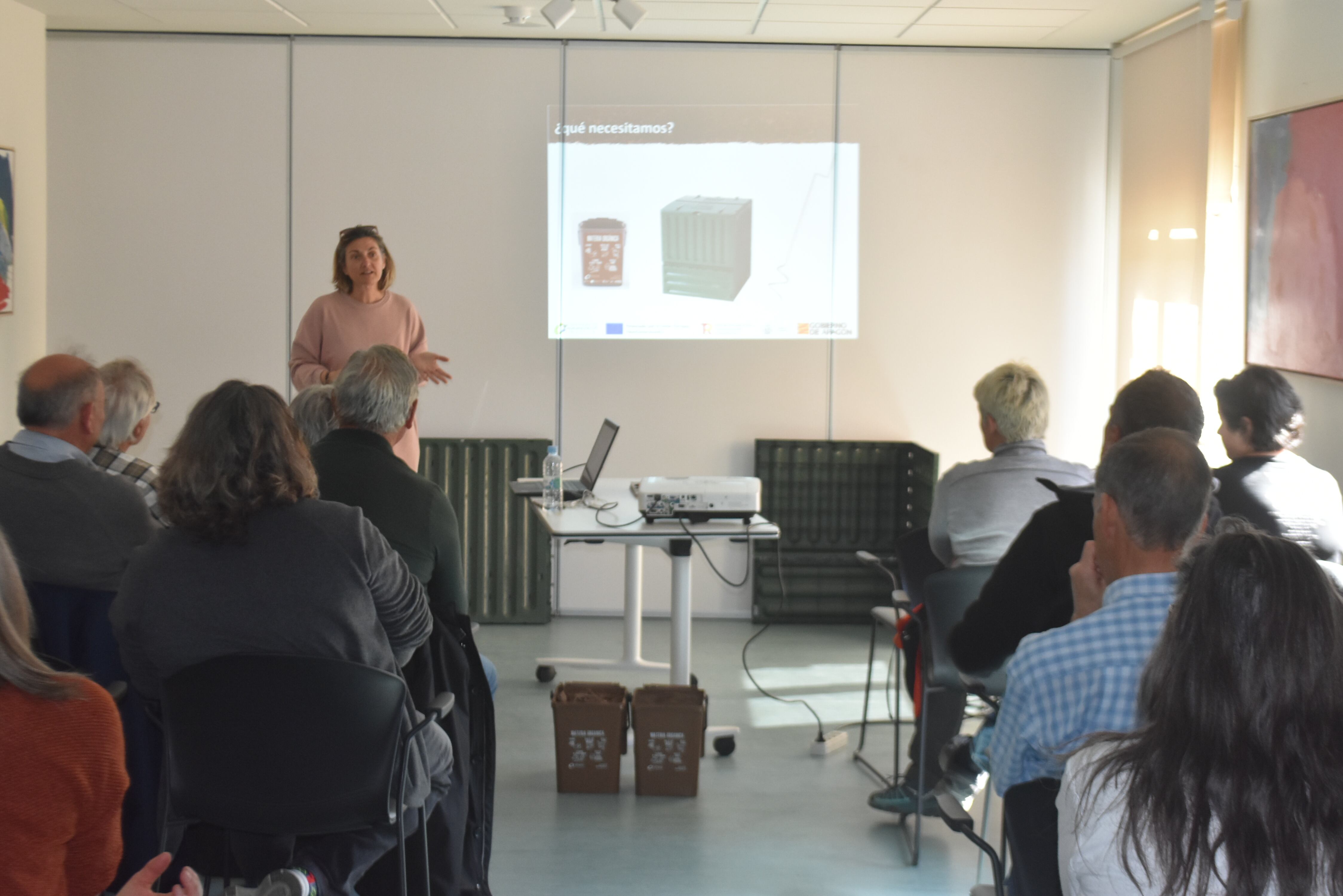 Charla de compostaje en la Hoya de Huesca