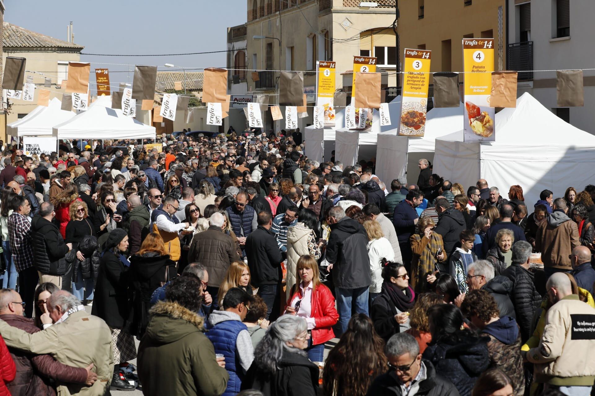 Gran ambiente en esta edición de Trúfa-te en Sariñena