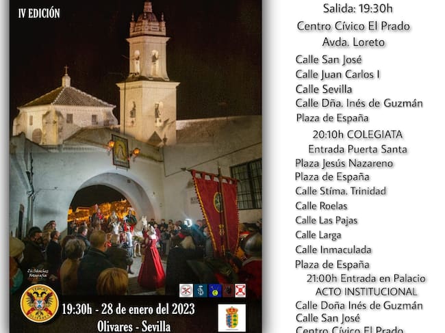 Recorrido del Tercio de Olivares este sábado en su localidad