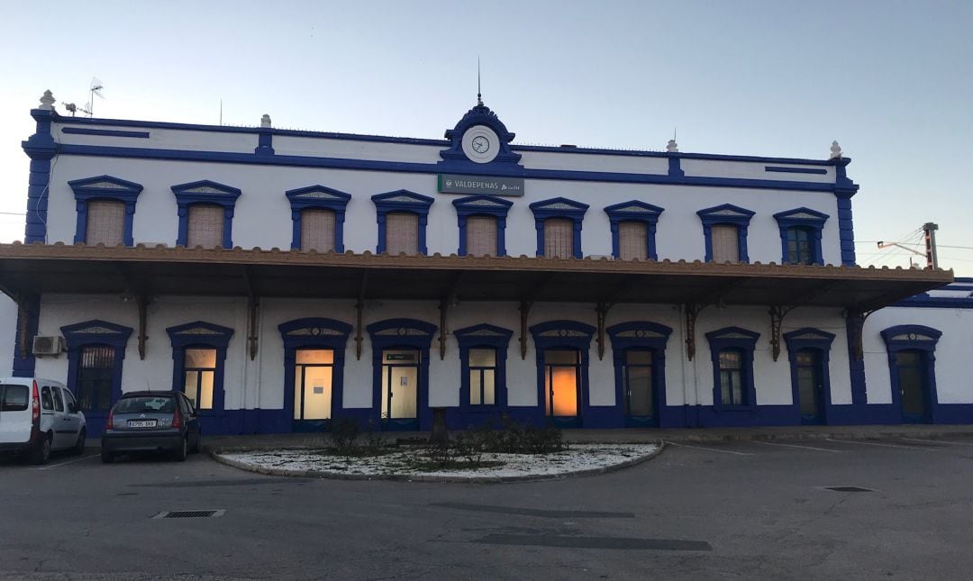 Imagen de archivo de la estación de tren de Valdepeñas (Ciudad Real)