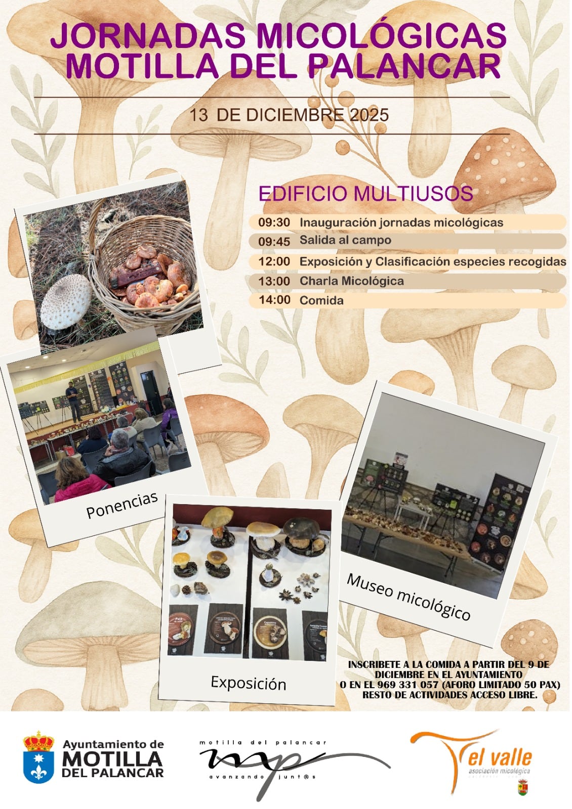 Jornadas micológicas en Motilla del Palancar