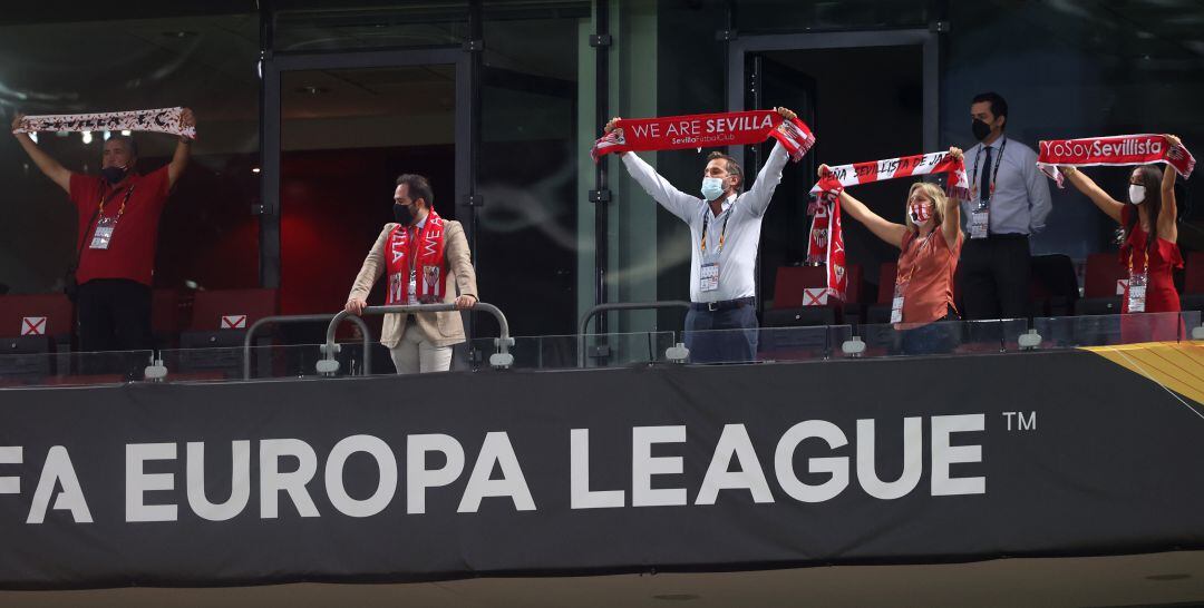 Aficionados del Sevilla FC presentes en la final de la Europa League