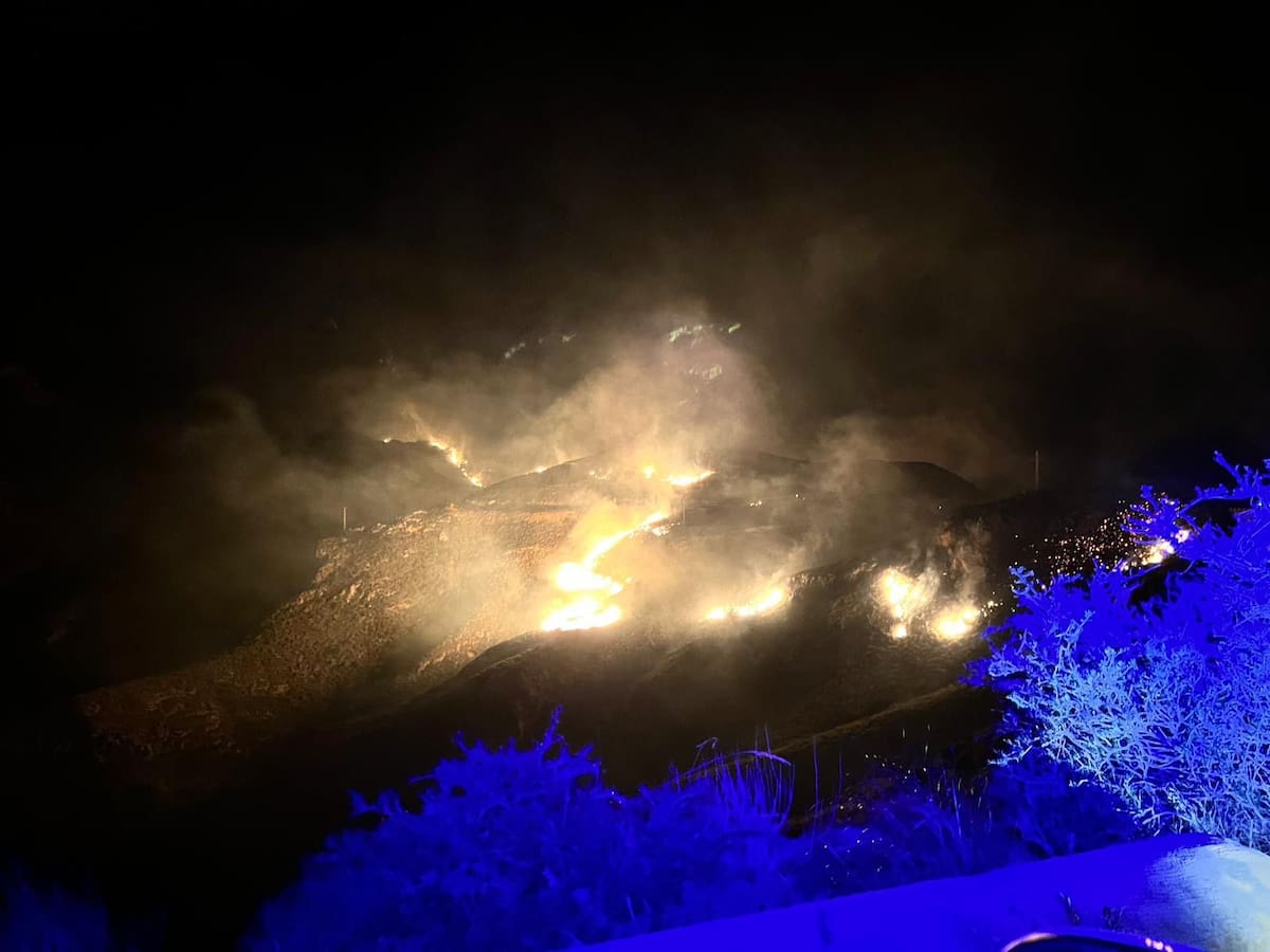 Dan por controlado el incendio declarado en el paraje protegido de Cabo Tiñoso