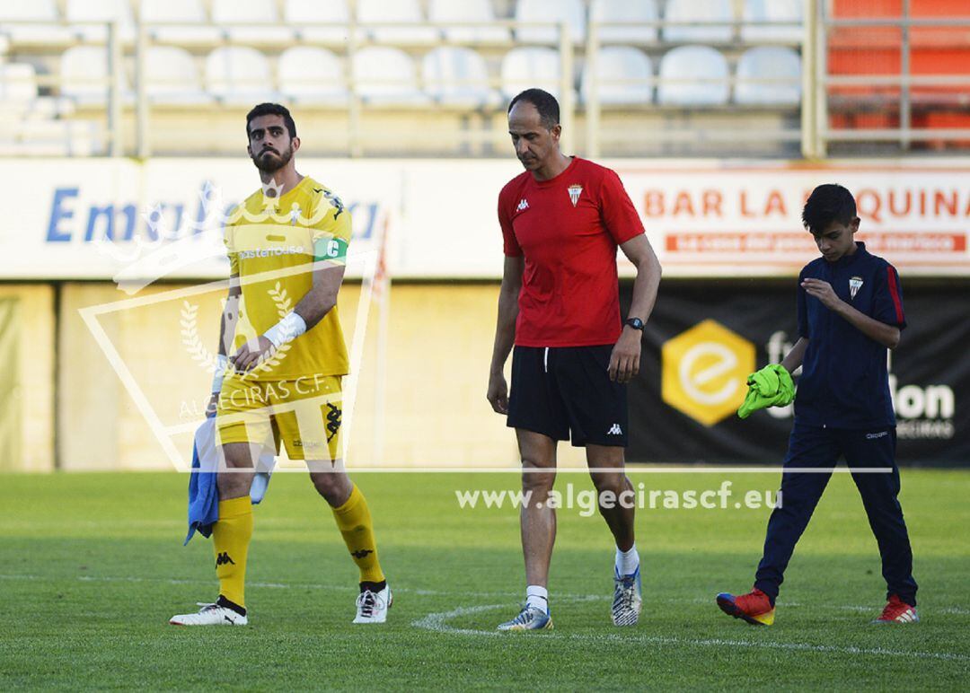 Romero durante un partido.