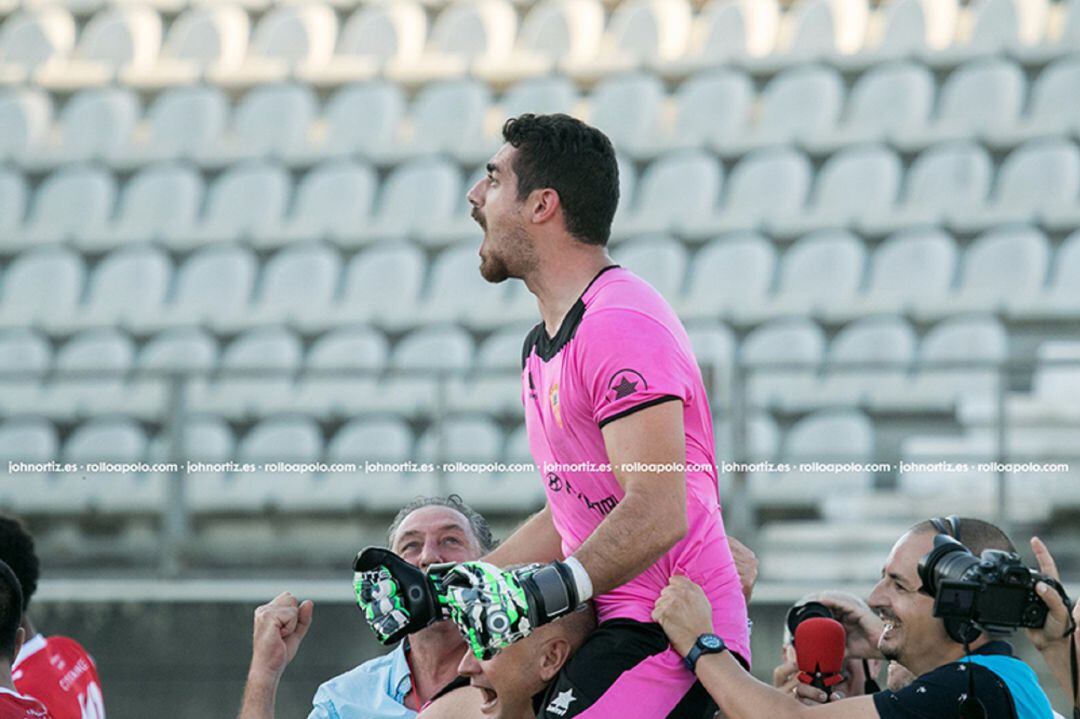 Romero en un partido.