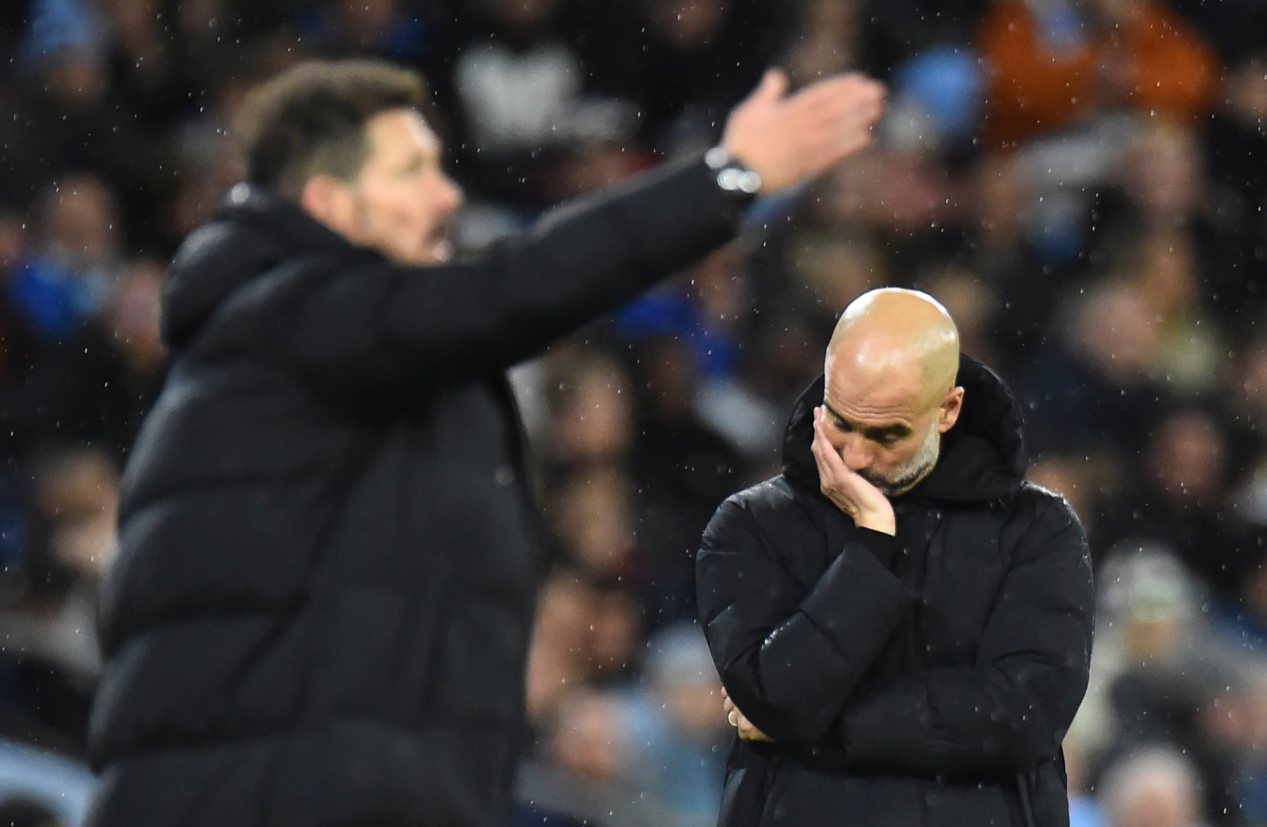 Josep Guardiola y Diego Pablo Simeone.