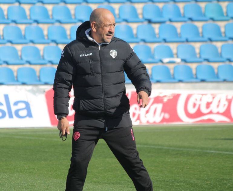 Claudio Barragán en un entrenamiento