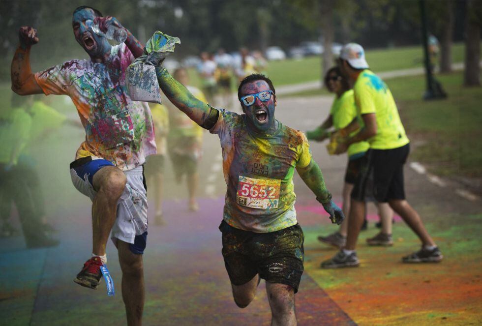 Una carrera en color