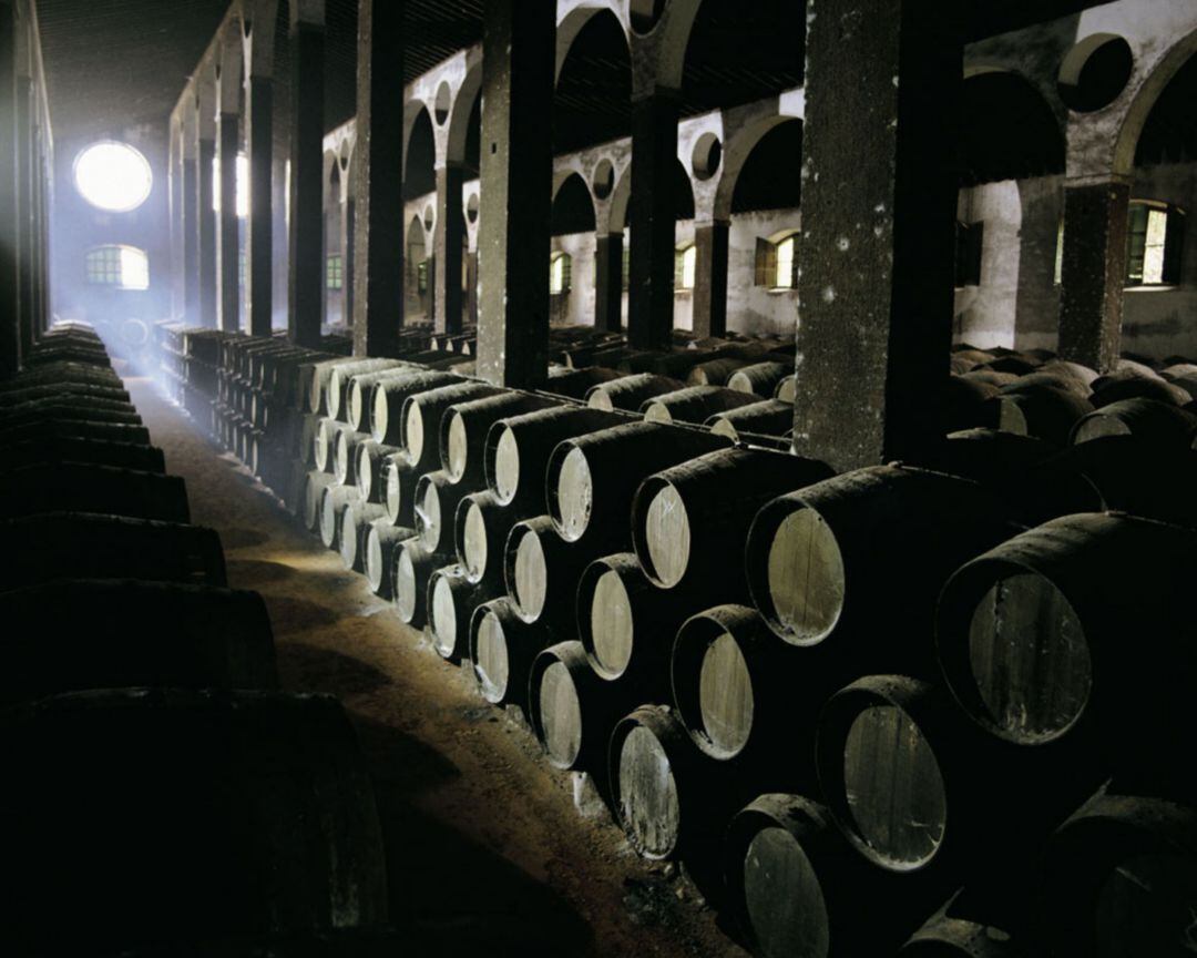 Interior de una bodega del Marco de Jerez