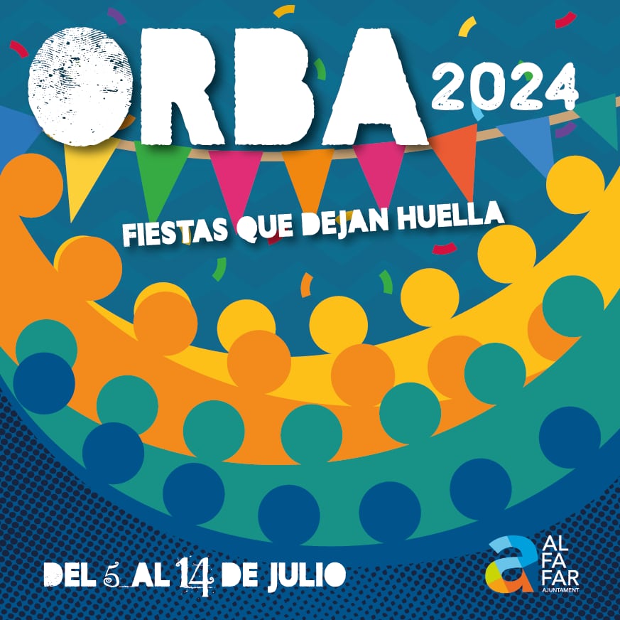 Cartel de las Fiestas del barrio de Orba de Alfafar