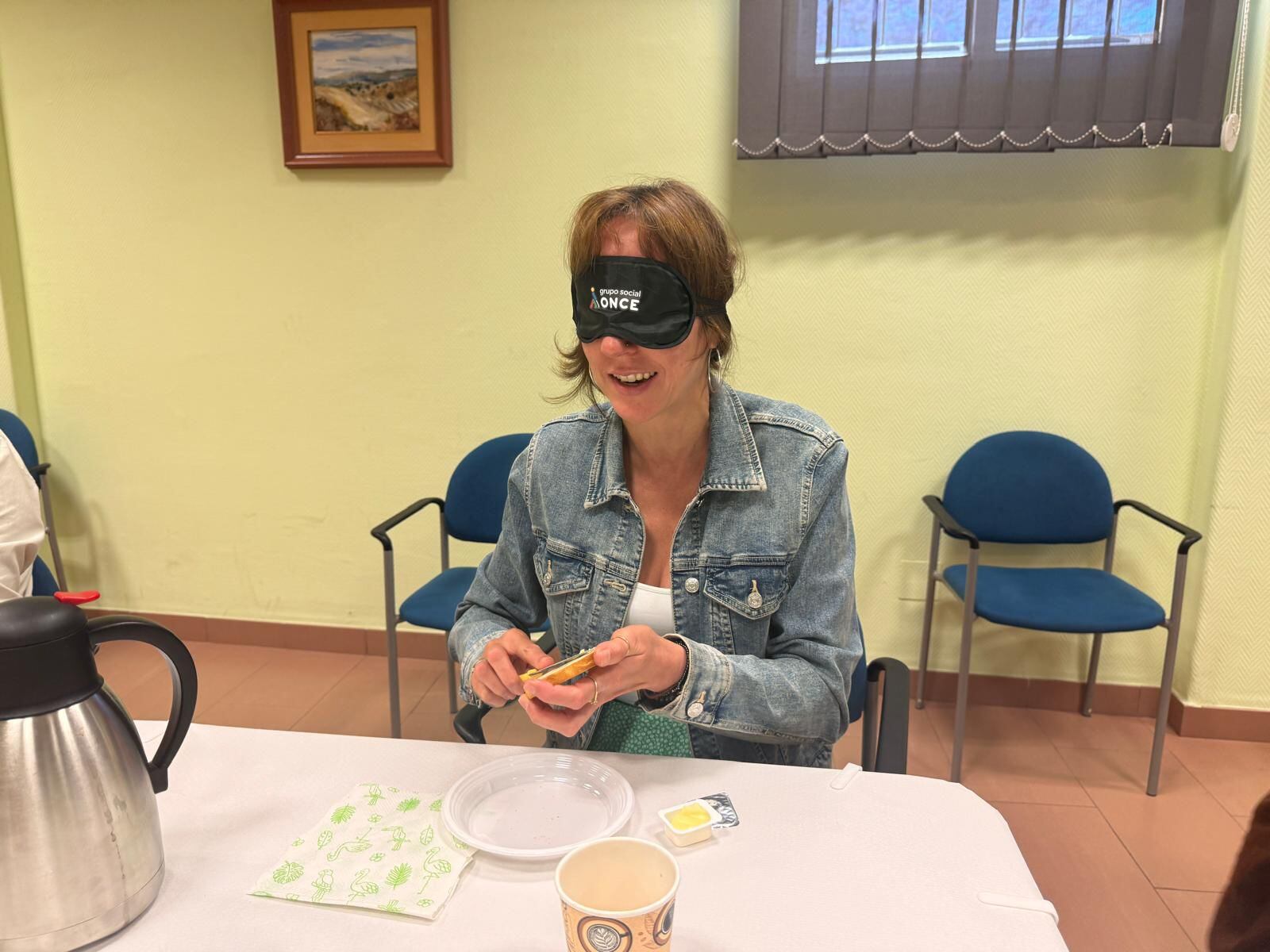 Un desayuno a ciegas