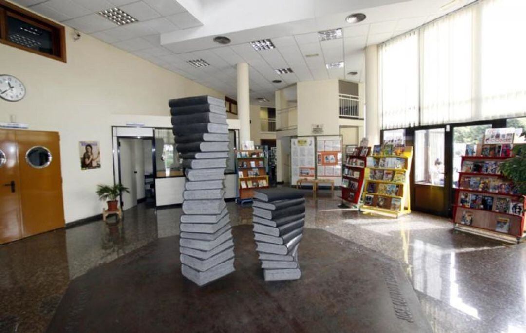 Interior de la Biblioteca Insular de Lanzarote.