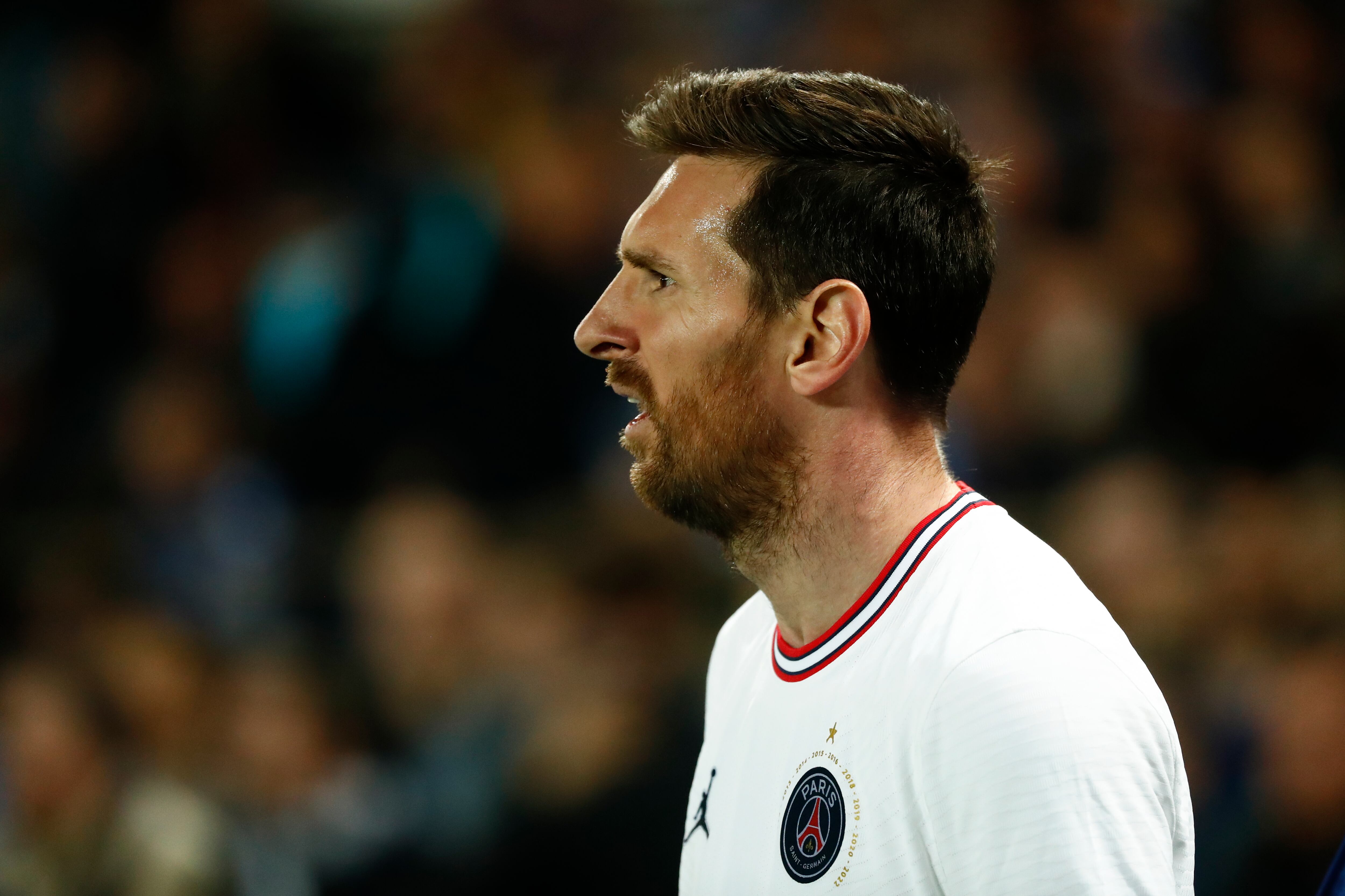 Messi, durante un partido de Ligue 1 con el PSG.