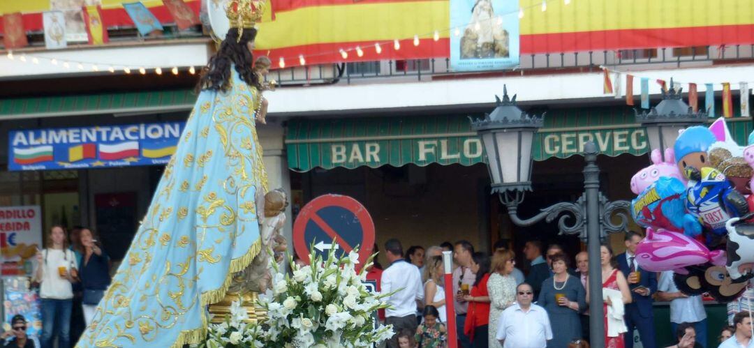 La Virgen del Remolino por las calles de El Molar