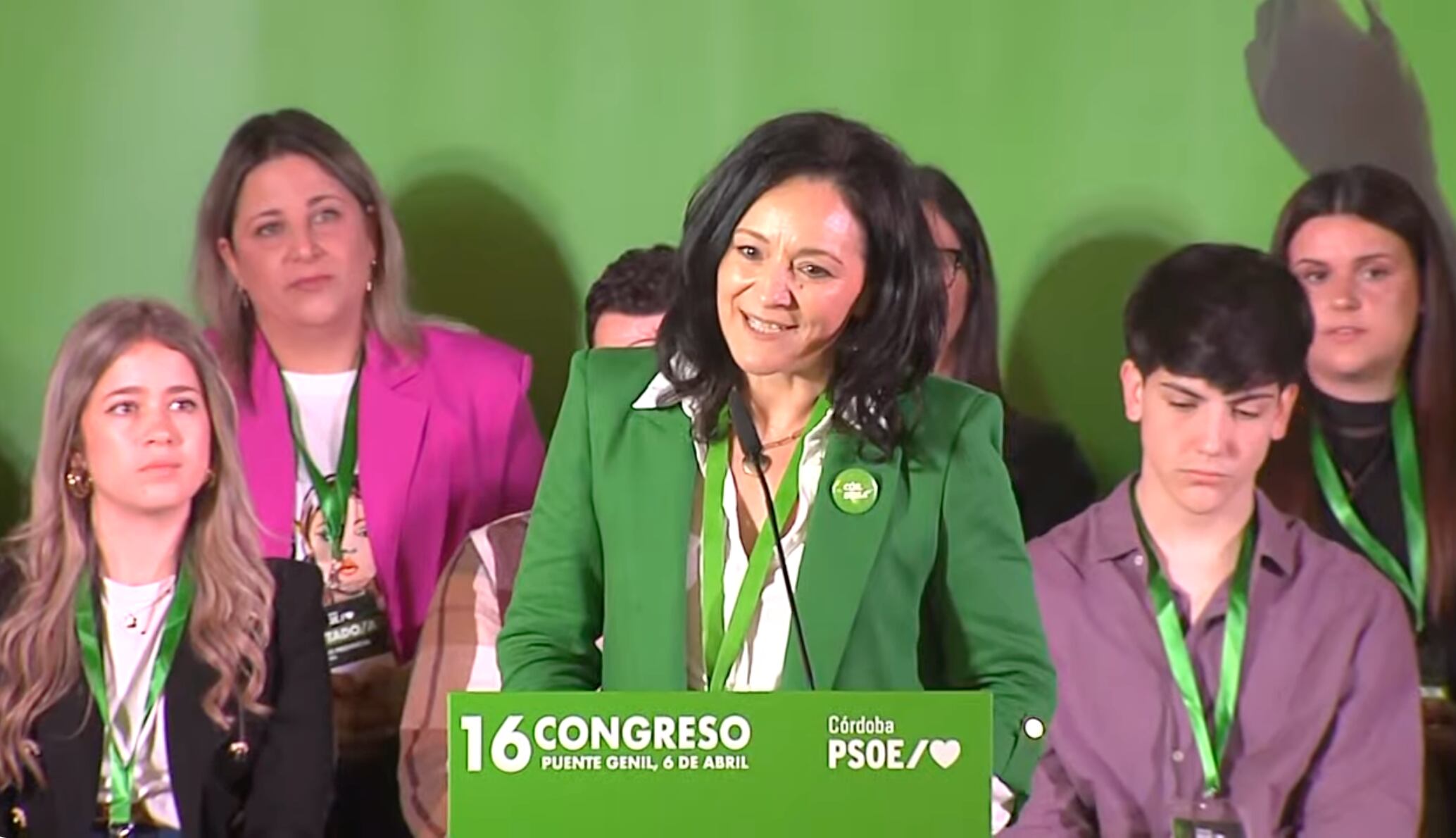 La secretaria general del PSOE de Córdoba, Rafi Crespín