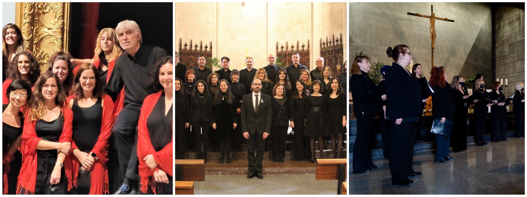 Los coros Actea de Barcelona, Interludio de Burgos y Voces Blancas CSA de Griñón participan en el 42º Certamen Coral Fira de Tots Sants de Cocentaina.