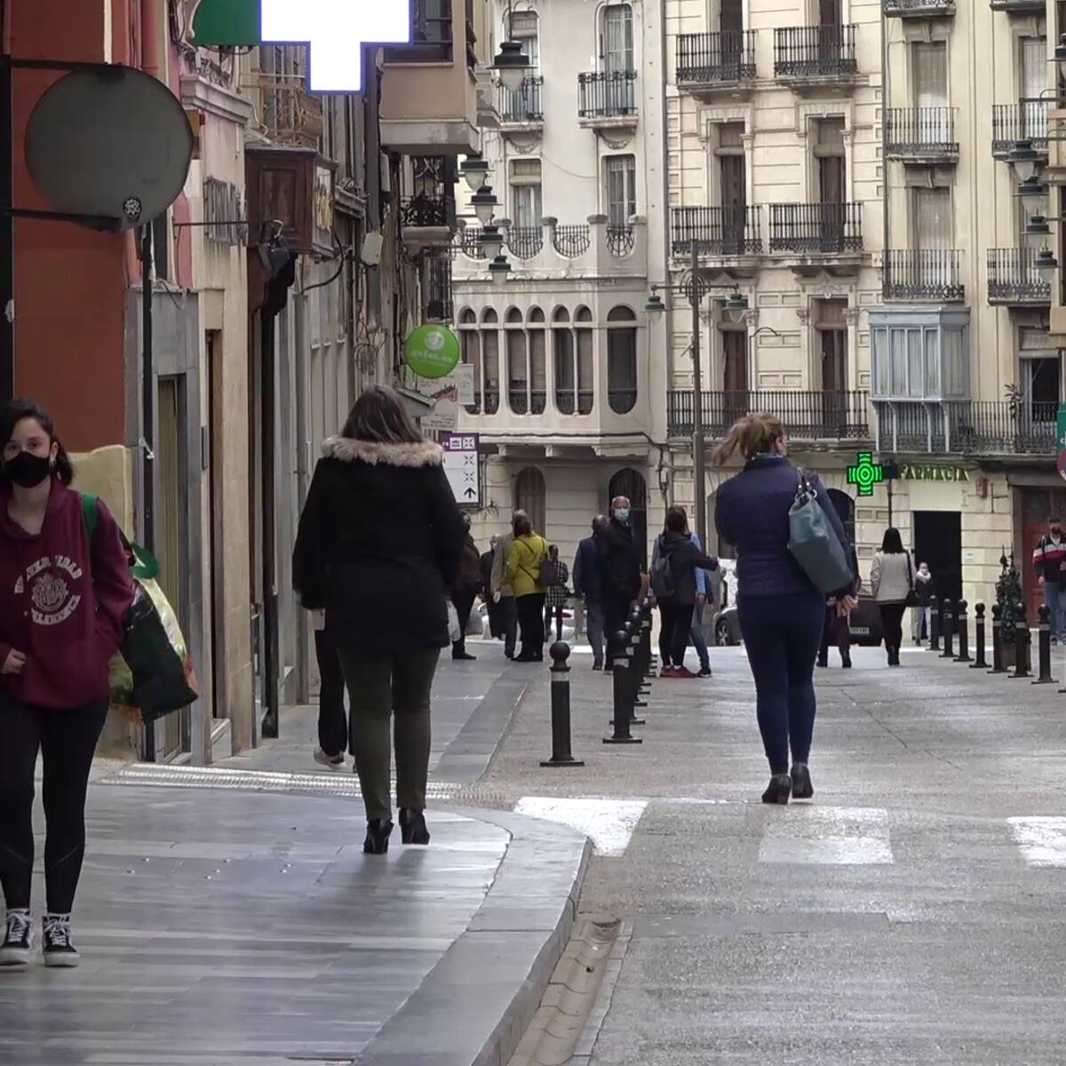 La nueva peatonalización mantendría la circulación actual de vehículos por Sant Nicolau y Casablanca