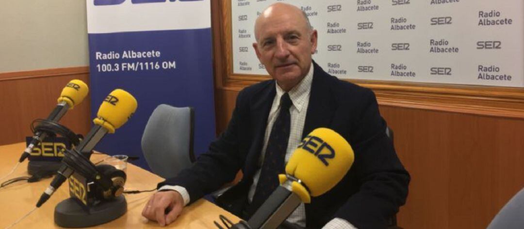 Vicente Rouco, en una imagen de archivo, en Radio Albacete