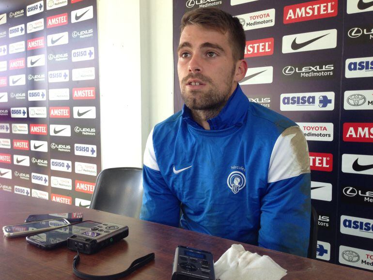 Iván Buigues, portero del Hércules CF