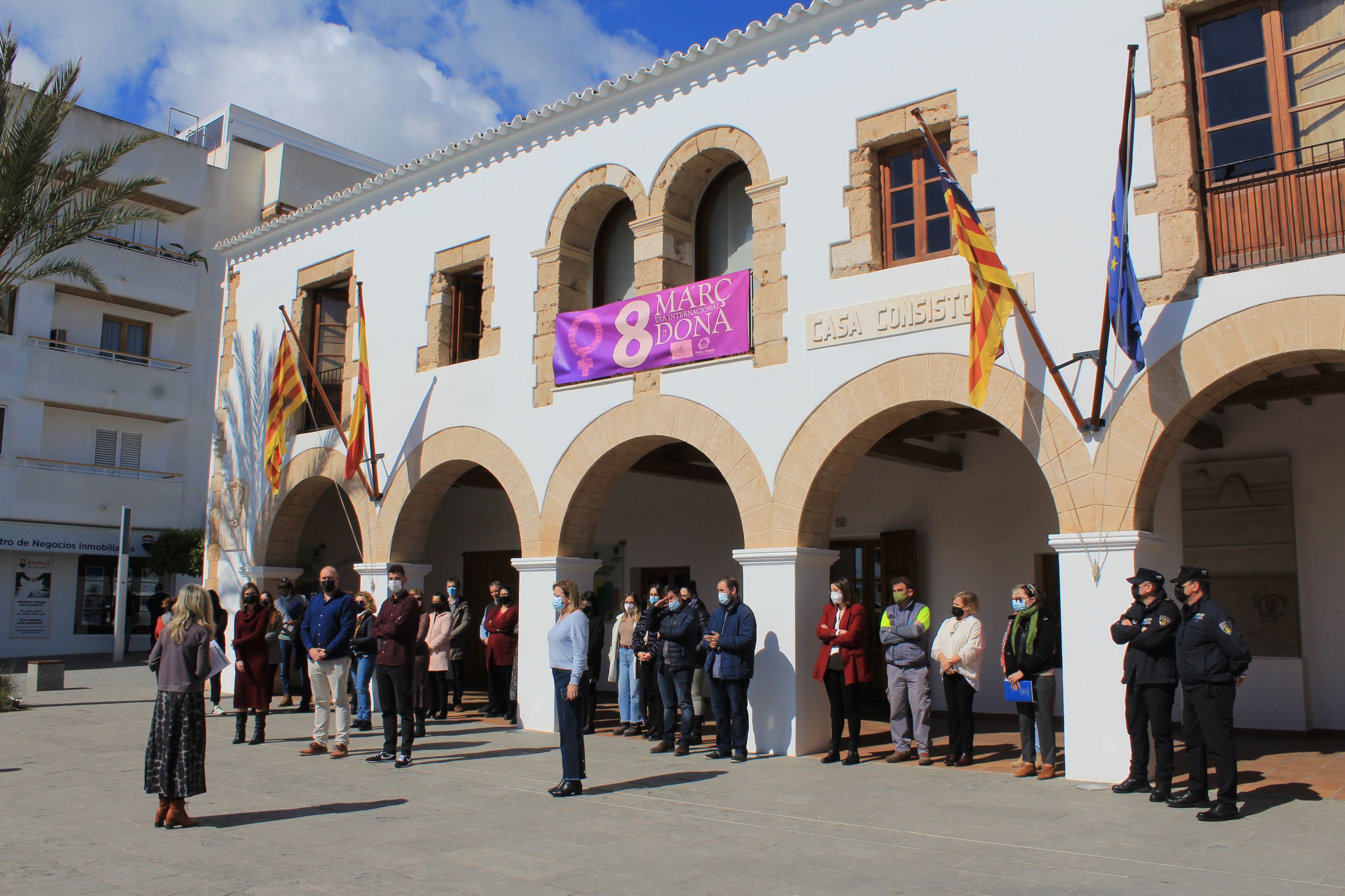 Concentración Santa Eulària (ayutamiento Santa Eulària)