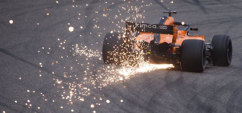 Fernando Alonso, en la calificación del GP de China.