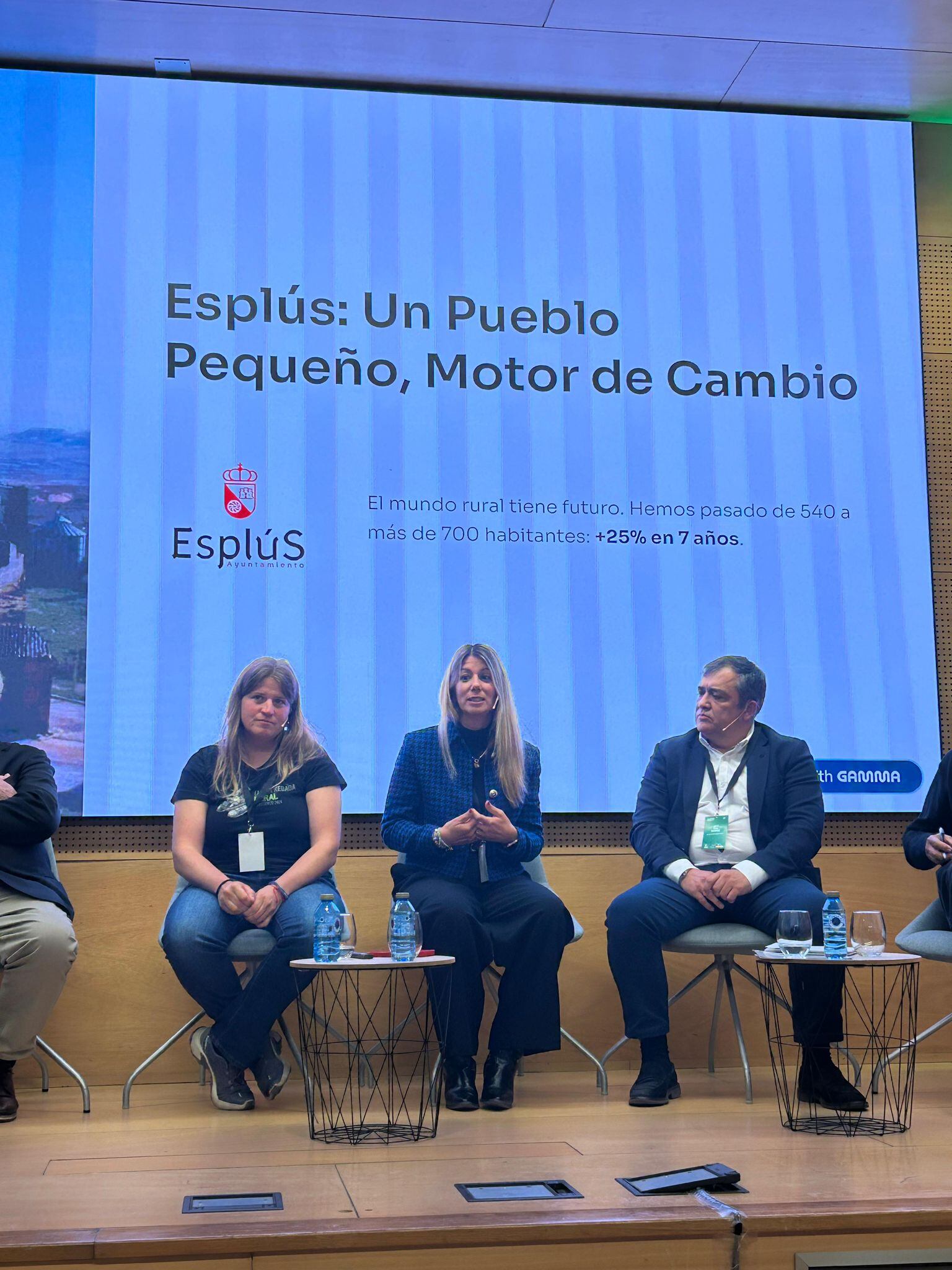 La alcaldesa de Esplús participa en las jornadas “Acuerdo Rural” de la Xunta de Galicia.