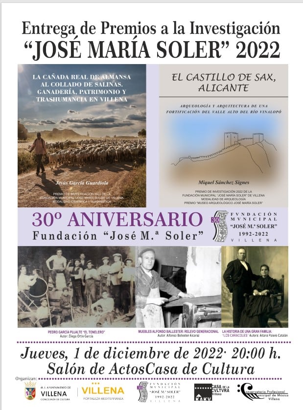 Cartel del acto del jueves 1