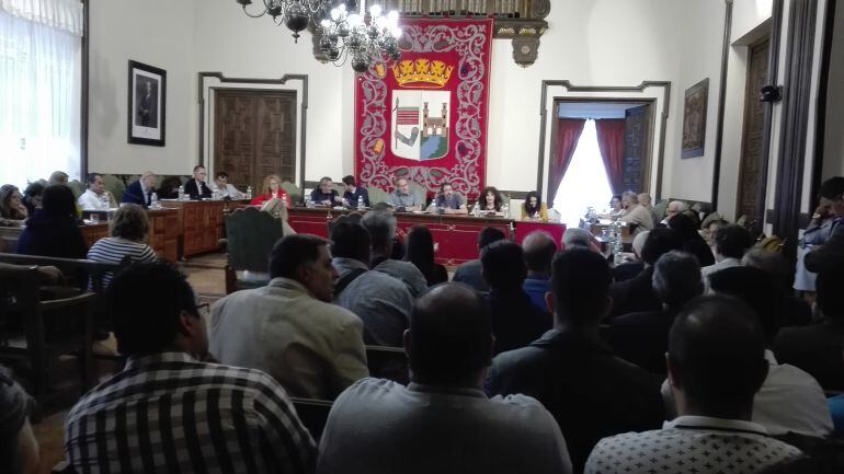 Pleno del Ayuntamiento de Zamora en el que se ha aprobado la Ordenanza de Venta Ambulante