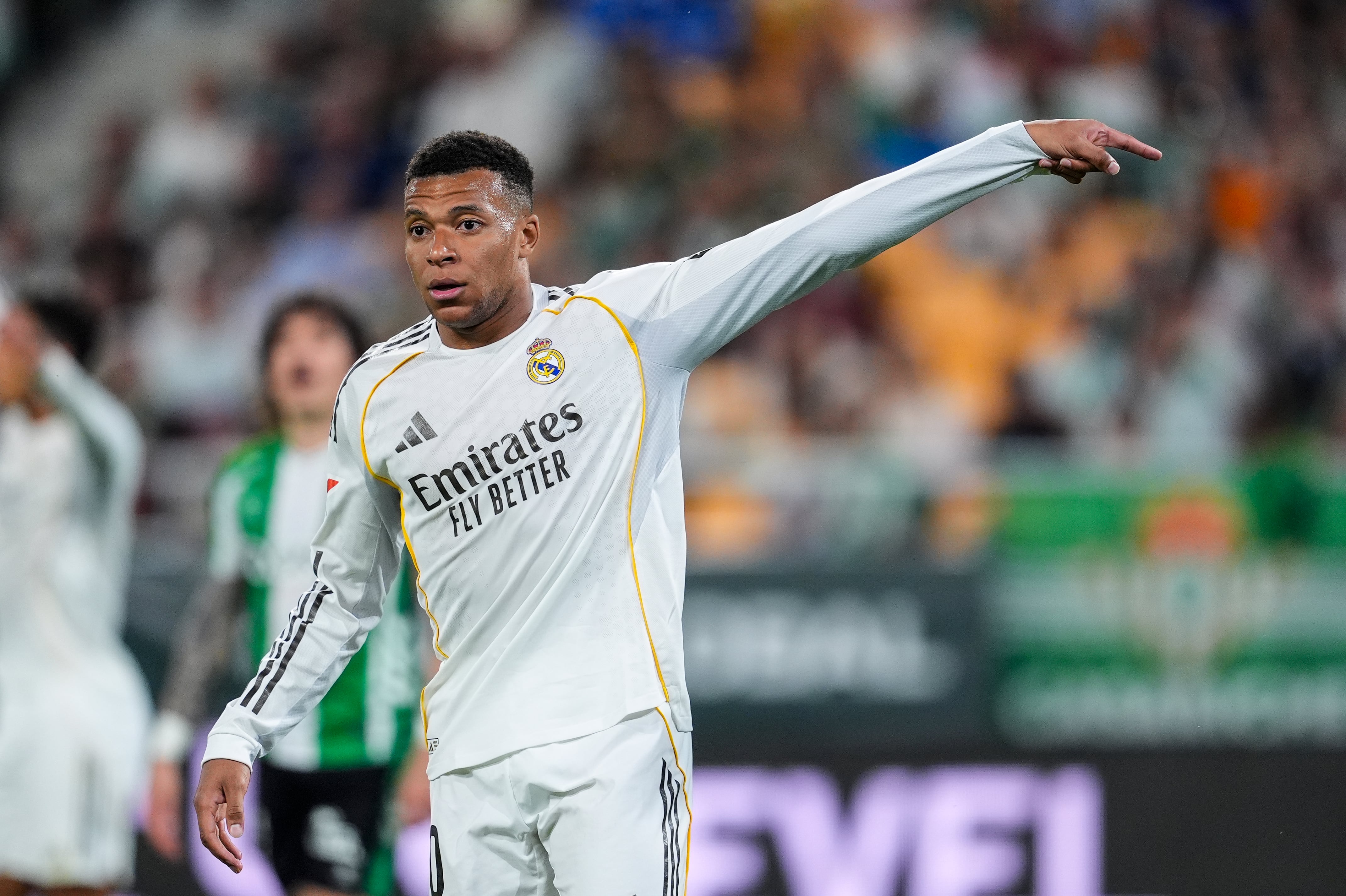 Kylian Mbappe, durante el duelo frente al Real Betis. (Joaquin Corchero/Europa Press via Getty Images)