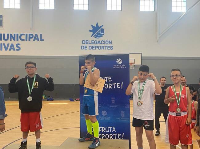 El almeriense en el segundo lugar del podio.