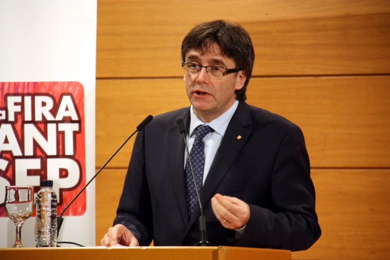 El president de la Generalitat, Carles Puigdemont